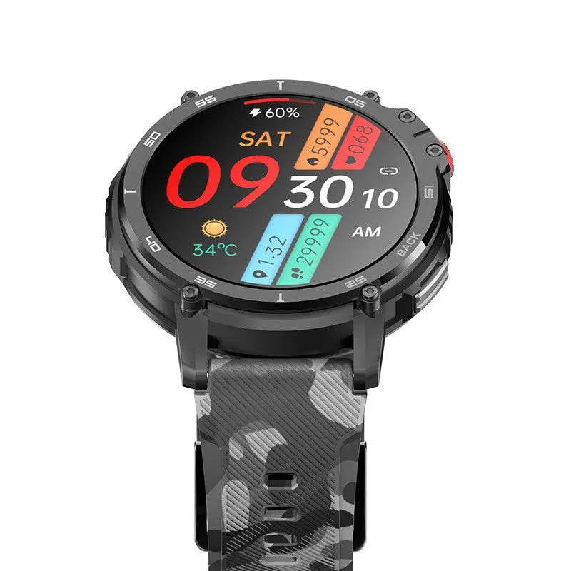 1.6-Inch Outdoor Three-Proof Sport Smart Watch Multi-Sports Waterproof Watch