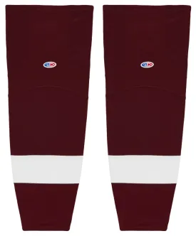 Athletic Knit (AK) HS2100-480 Peterborough Petes Maroon Mesh Ice Hockey Socks