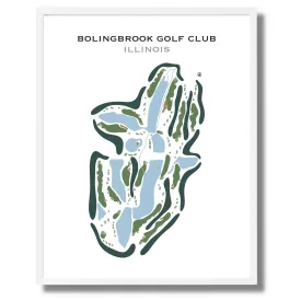 Bolingbrook Golf Club, Illinois - Printed Golf Course