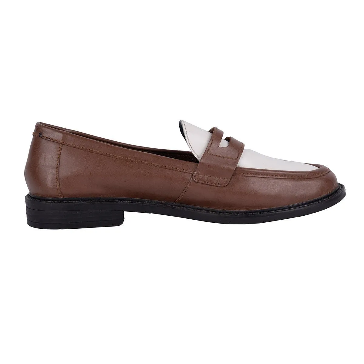 Cole Haan Loafers Leather Brown Colour For Women