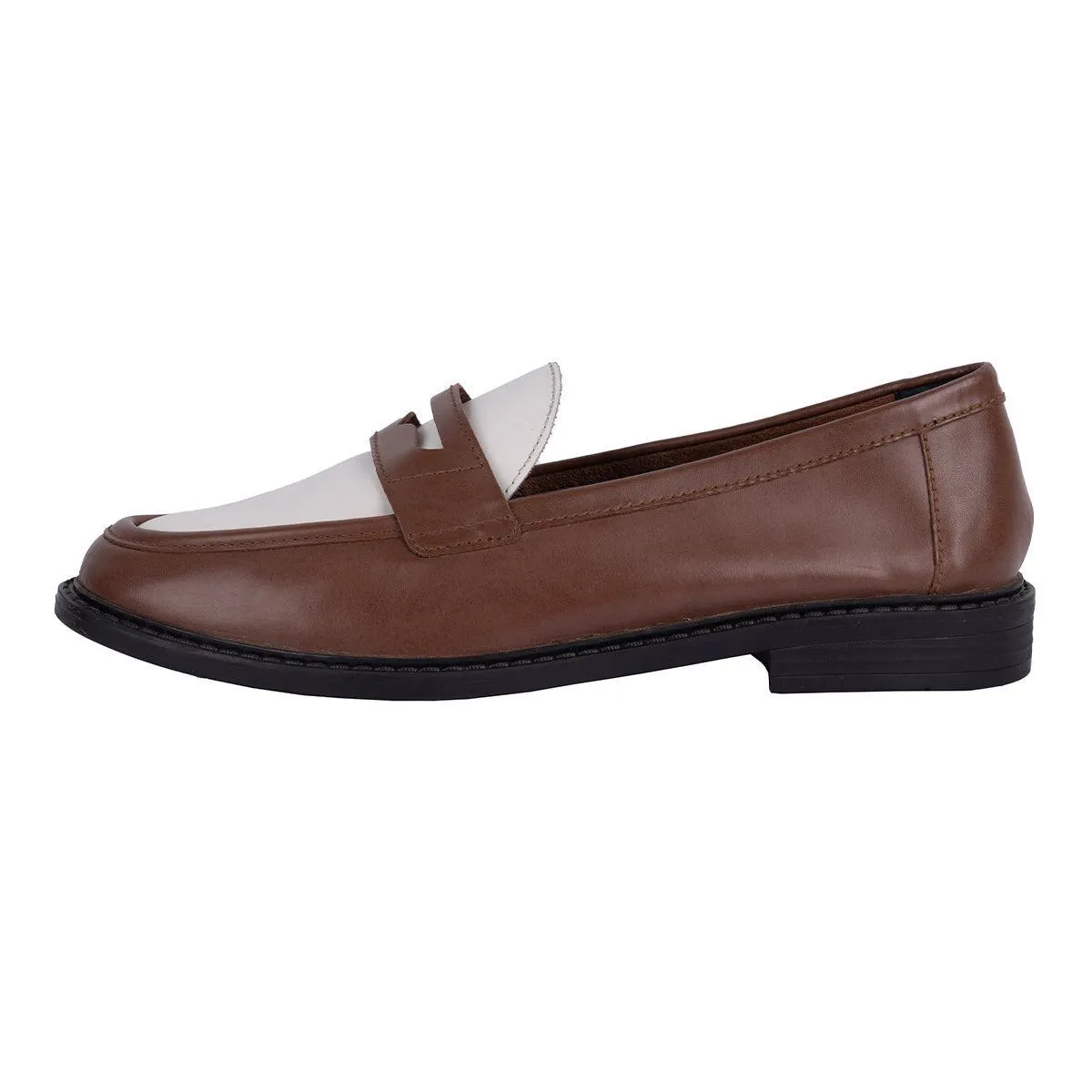 Cole Haan Loafers Leather Brown Colour For Women