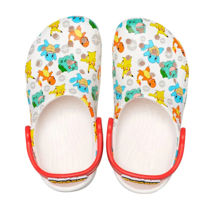 Crocs Kids - Youths Pokemon Classic Clog K White Multi Sandals