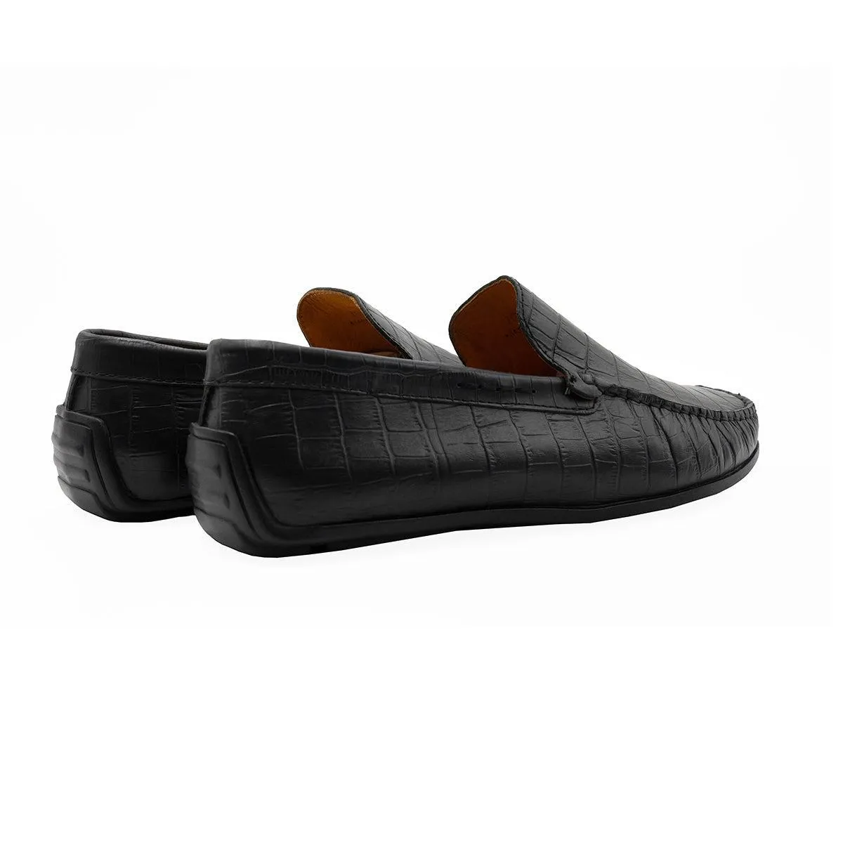 Donald J Pliner Donald Pliner Formal Slip Ons Leather Black Colour For Men