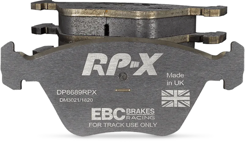 EBC Racing 98-05 Porsche 911 (996) Carrera 2 3.4L (Cast Iron Rotor Only) RP-X Front Brake Pads