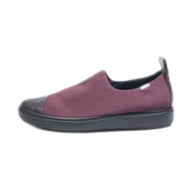 Ecco Low-Top Sneakers Fabric Maroon Colour For Women