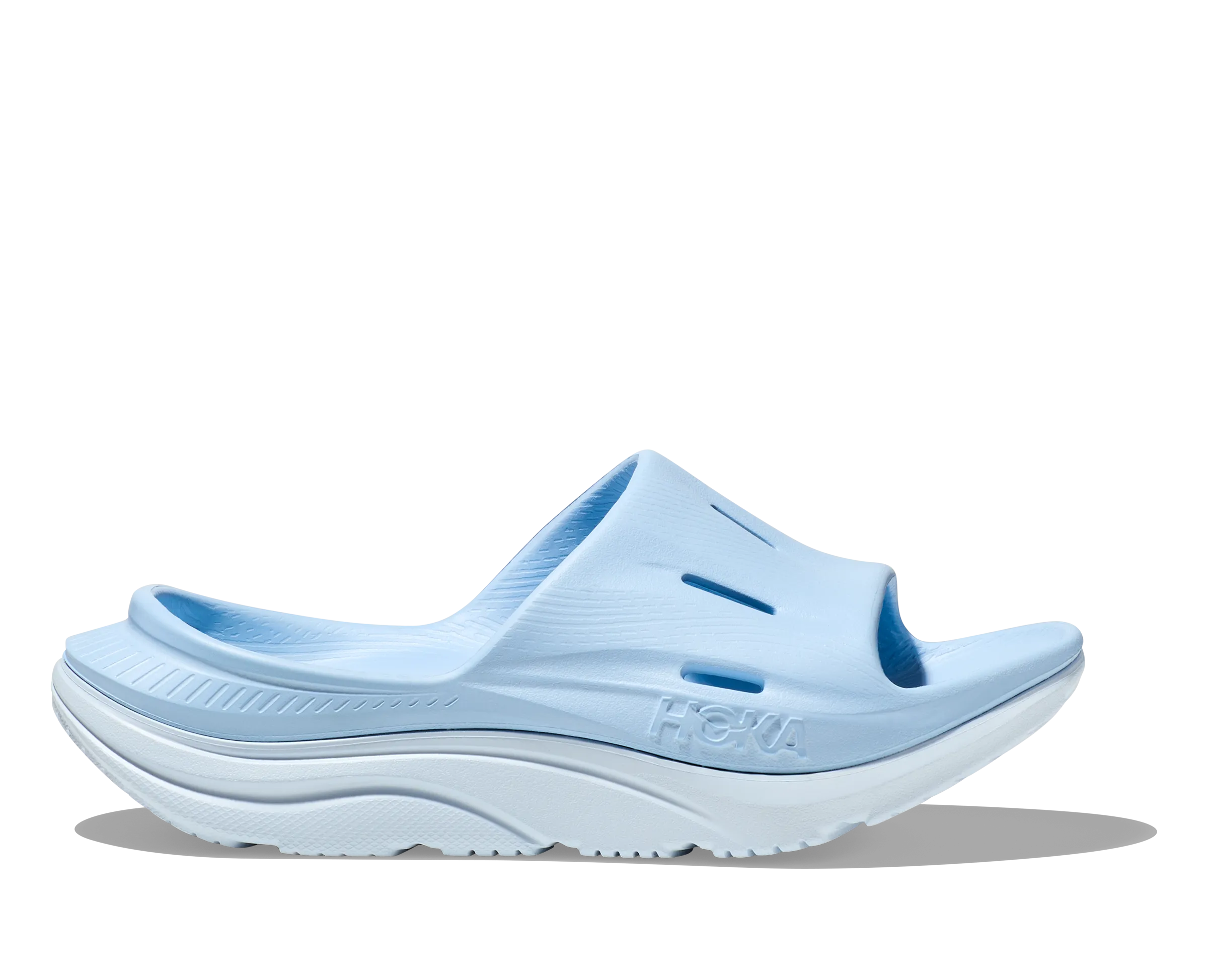 Hoka All Gender/Unisex Ora Recovery Slide 3 Color: Ice Water/Airy Blue