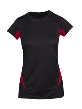 Ladies Accelerator Training T-Shirt - Black/Red