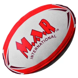 MAR-436B | Red Rugby Training Ball - Size 3