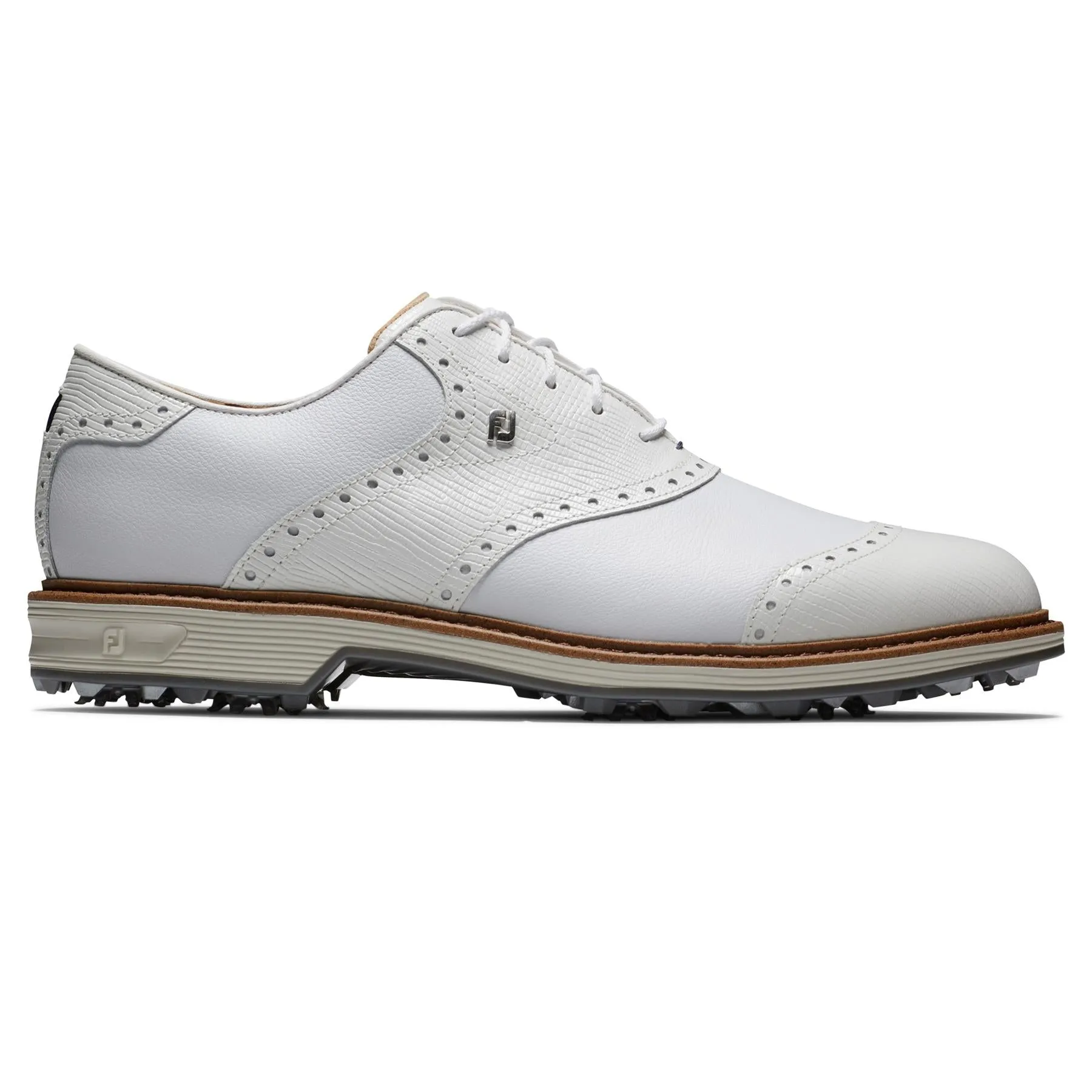 Premiere Series Wilcox DJ Golf Shoes White/White/Light Grey - 2024