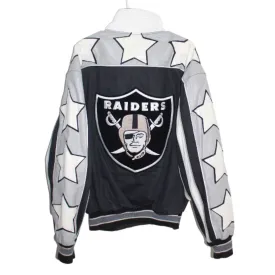 Rare Oakland Raiders Jeff Hamilton Leather Jacket (L)