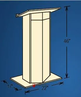 Sound Lectern 111PLS Oklahoma Sound Power Plus. Color: Ribbonwood