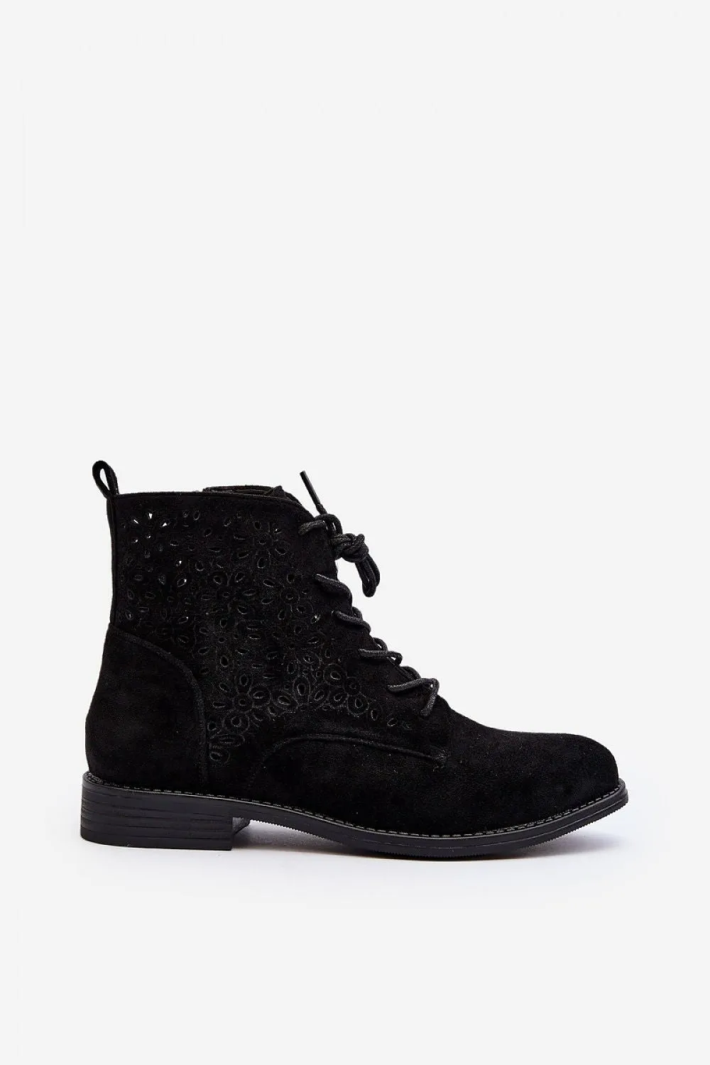 TEEK - Laced Suede Short Boots