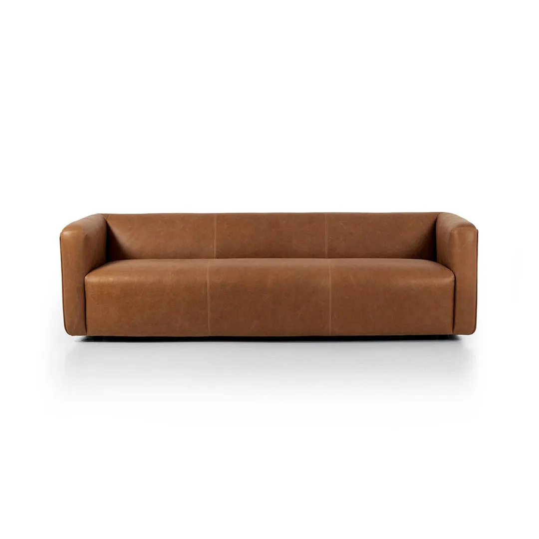 Wellborn Leather Sofa