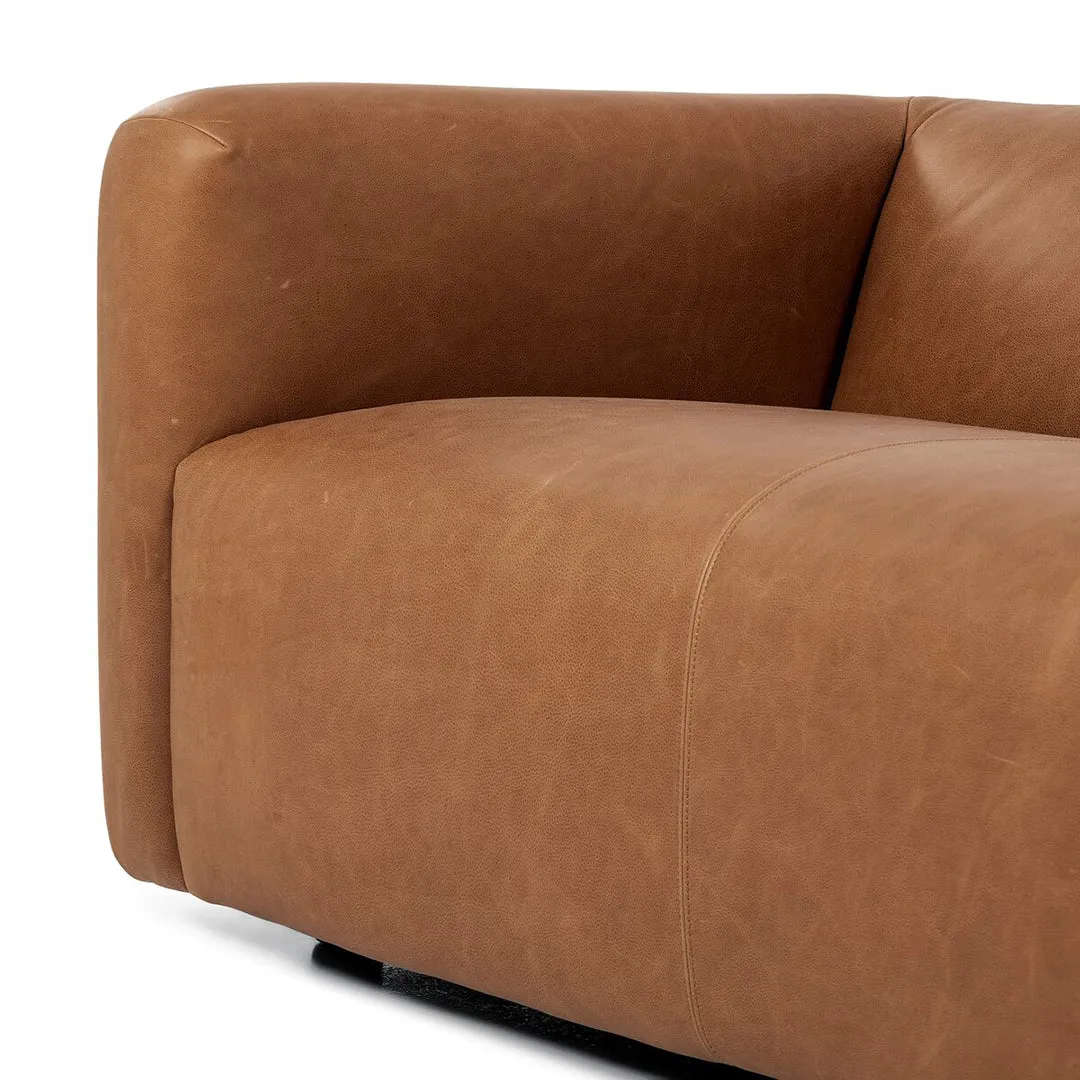 Wellborn Leather Sofa