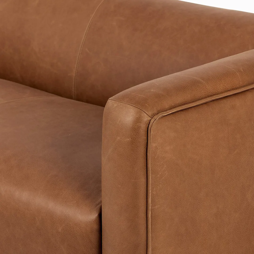 Wellborn Leather Sofa