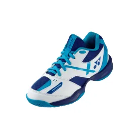 Yonex Power Cushion 39 Junior Badminton Shoe [White/Blue]